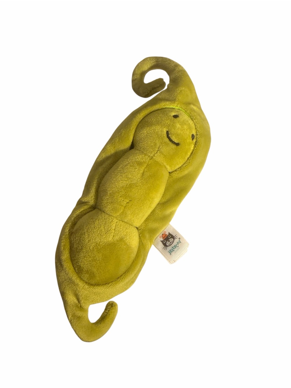 Jellycat Vivacious Pea Pod Mini Plush 7” Stuffed Toy